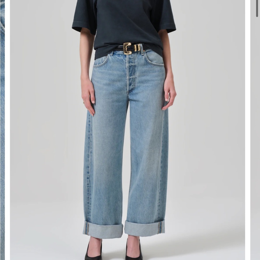Citizens of Humanity Ayla Baggy Size 27. Color is Skylights